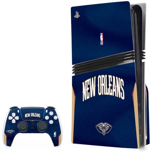NBA New Orleans Pelicans Jersey PS5 Pro Disk Bundle Skin