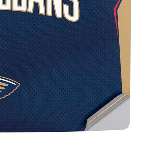 NBA New Orleans Pelicans Jersey PS5 Pro Disk Console Skin