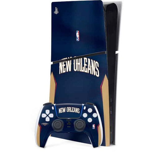 NBA New Orleans Pelicans Jersey PS5 Slim Digital Edition Bundle Skin