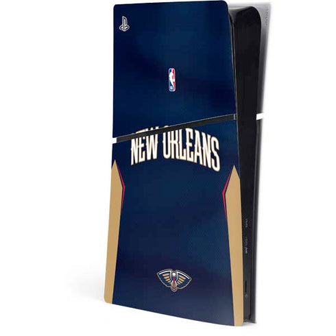 NBA New Orleans Pelicans Jersey PS5 Slim Digital Edition Console Skin