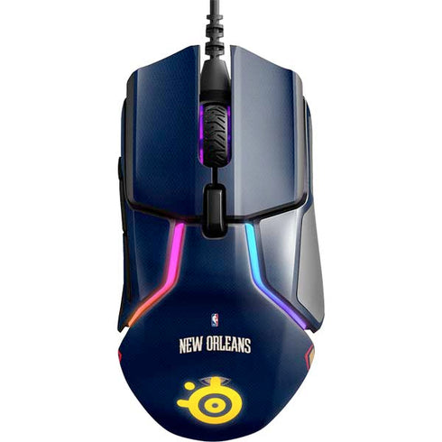 NBA New Orleans Pelicans Jersey SteelSeries Rival 600 Gaming Mouse Skin