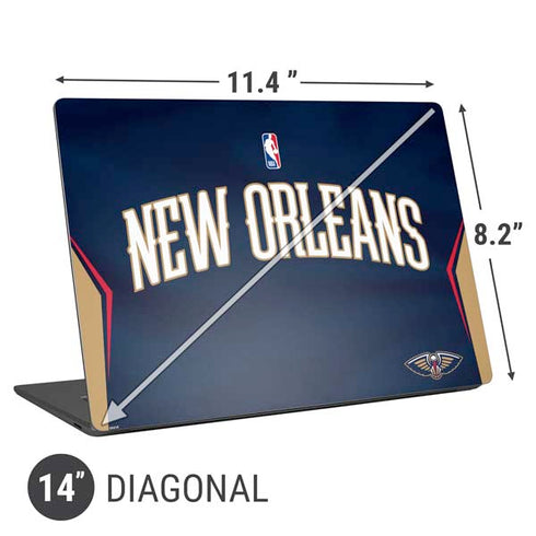 NBA New Orleans Pelicans Jersey Universal Laptop 14in (11.4 x 8.2in) Skin