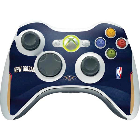 NBA New Orleans Pelicans Jersey Xbox 360 Wireless Controller Skin