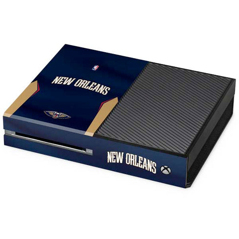 NBA New Orleans Pelicans Jersey Xbox One Console Skin