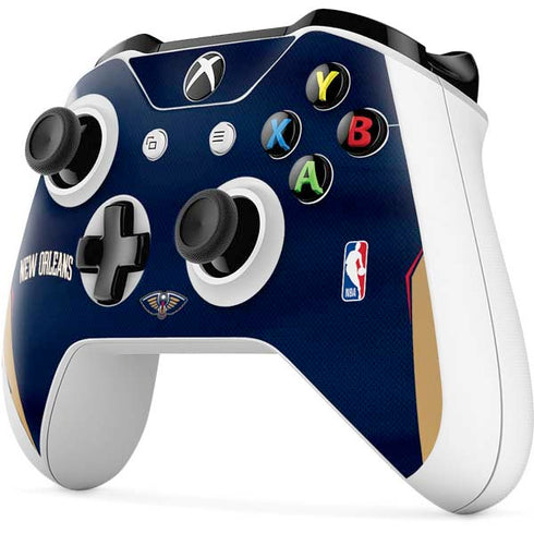 NBA New Orleans Pelicans Jersey Xbox One S Controller Skin