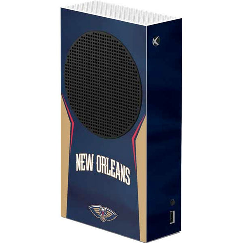 NBA New Orleans Pelicans Jersey Xbox Series S Console Skin