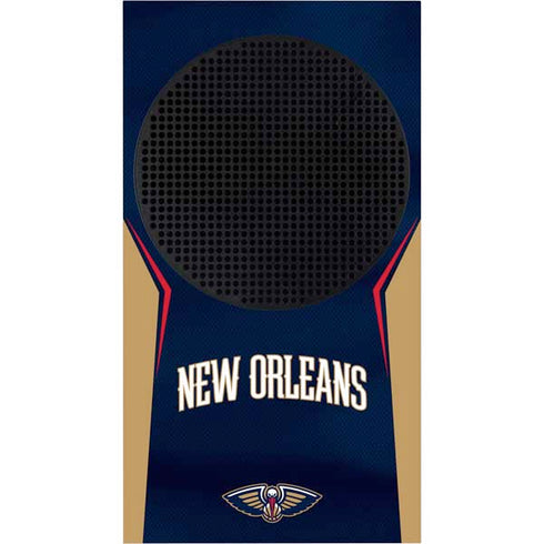 NBA New Orleans Pelicans Jersey Xbox Series S Console Skin