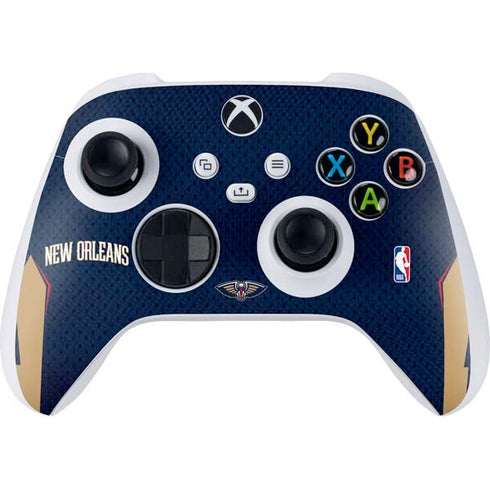 NBA New Orleans Pelicans Jersey Xbox Series S Controller Skin