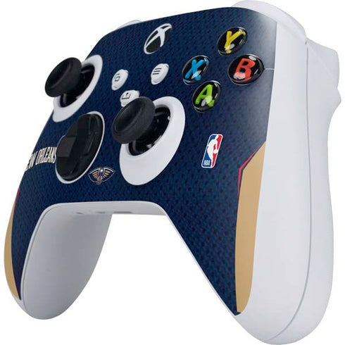 NBA New Orleans Pelicans Jersey Xbox Series S Controller Skin