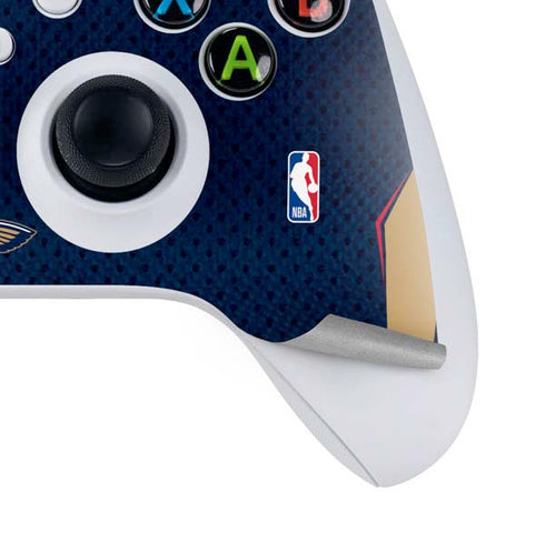 NBA New Orleans Pelicans Jersey Xbox Series S Controller Skin