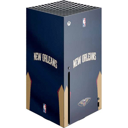 NBA New Orleans Pelicans Jersey Xbox Series X Console Skin