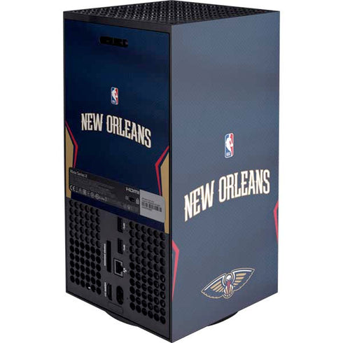 NBA New Orleans Pelicans Jersey XBox Series X Digital Edition Console Skin