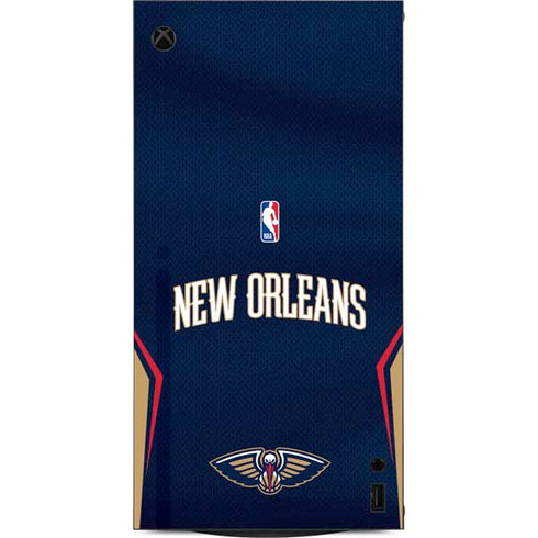 NBA New Orleans Pelicans Jersey XBox Series X Digital Edition Console Skin
