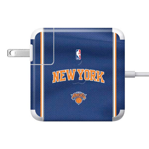 NBA New York Knicks Jersey 85W Power Adapter (15 and 17 inch MacBook Pro Charger) Skin