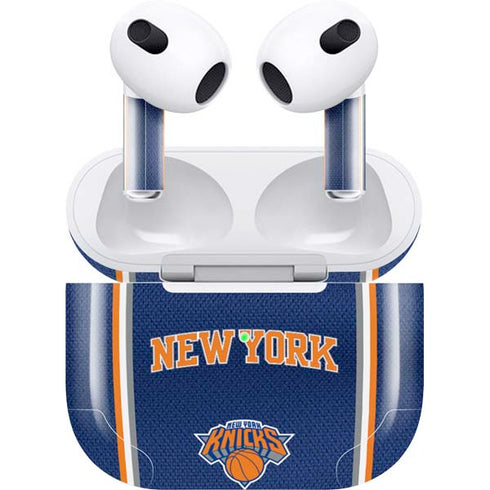 NBA New York Knicks Jersey Apple AirPods (3rd Gen 2021) Skin