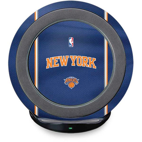 NBA New York Knicks Jersey Fast Charge Wireless Charging Stand Skin