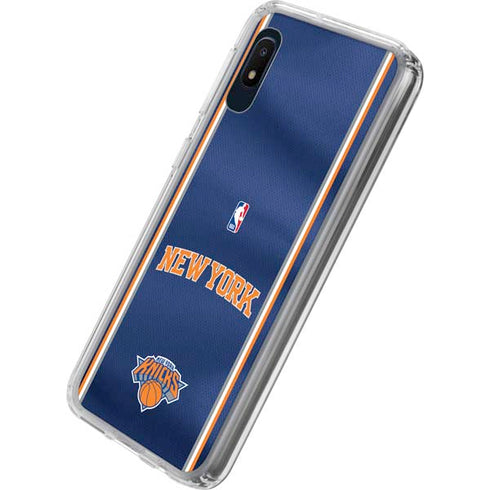 NBA New York Knicks Jersey Galaxy A10e Clear Case