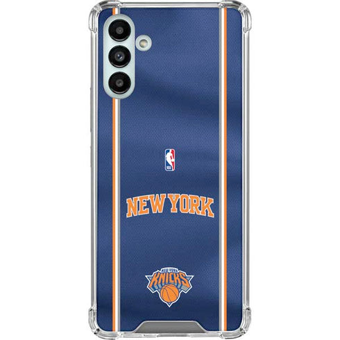 NBA New York Knicks Jersey Galaxy A13 5G Clear Case