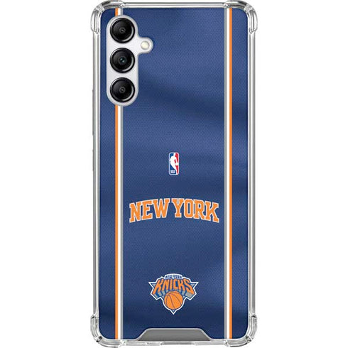 NBA New York Knicks Jersey Galaxy A14 5G Clear Case
