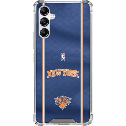 NBA New York Knicks Jersey Galaxy A15 5G Clear Case