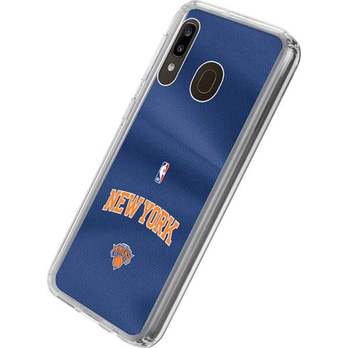 NBA New York Knicks Jersey Galaxy A20 Clear Case