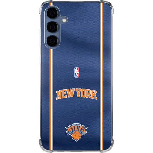 NBA New York Knicks Jersey Galaxy A35 5G Clear Case