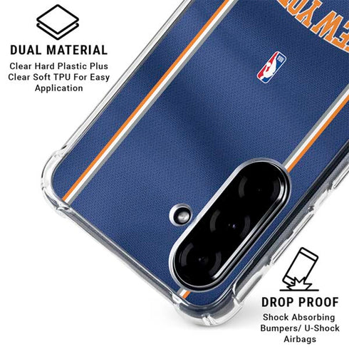 NBA New York Knicks Jersey Galaxy A36 5G Clear Case