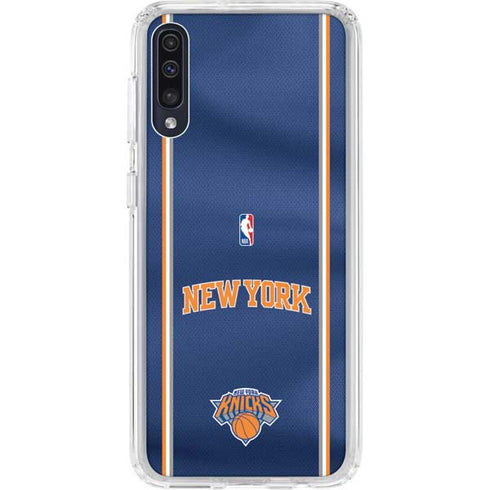 NBA New York Knicks Jersey Galaxy A50 Clear Case