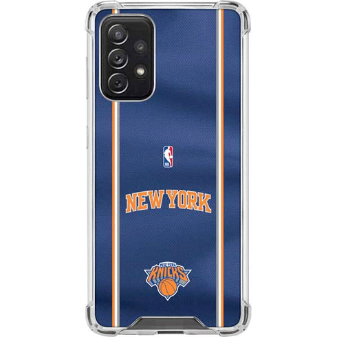 NBA New York Knicks Jersey Galaxy A72 5G Clear Case