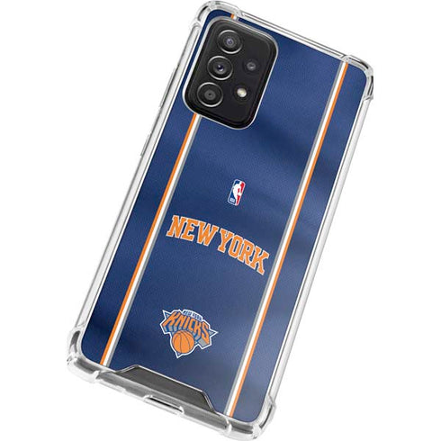 NBA New York Knicks Jersey Galaxy A72 5G Clear Case