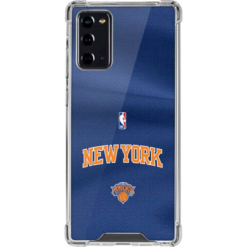 NBA New York Knicks Jersey Galaxy Note20 5G Clear Case