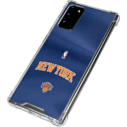 NBA New York Knicks Jersey Galaxy Note20 5G Clear Case