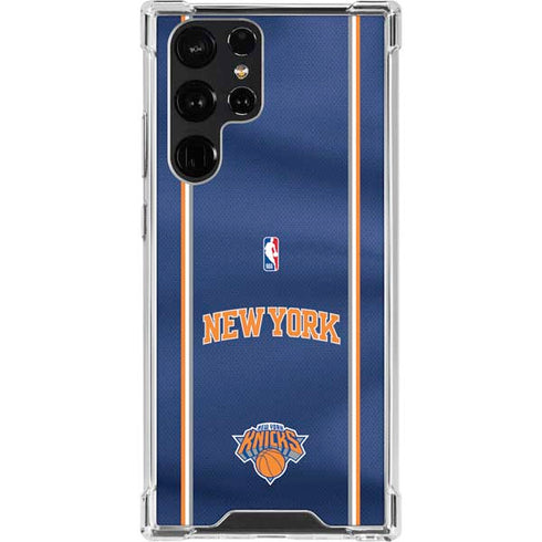 NBA New York Knicks Jersey Galaxy S23 Ultra Clear Case