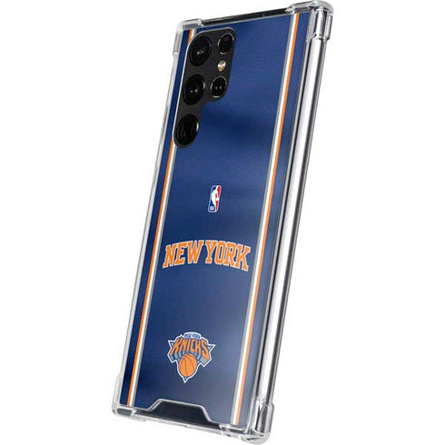 NBA New York Knicks Jersey Galaxy S23 Ultra Clear Case