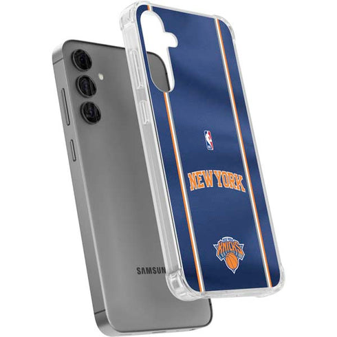 NBA New York Knicks Jersey Galaxy S24 Plus Clear Case