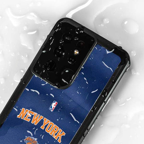 NBA New York Knicks Jersey Galaxy S24 Ultra Waterproof Case