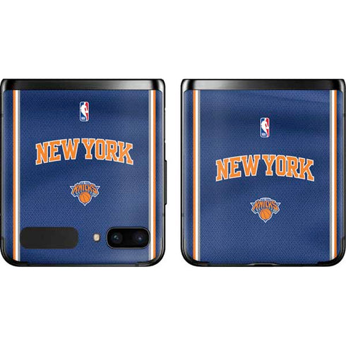 NBA New York Knicks Jersey Galaxy Z Flip Skin