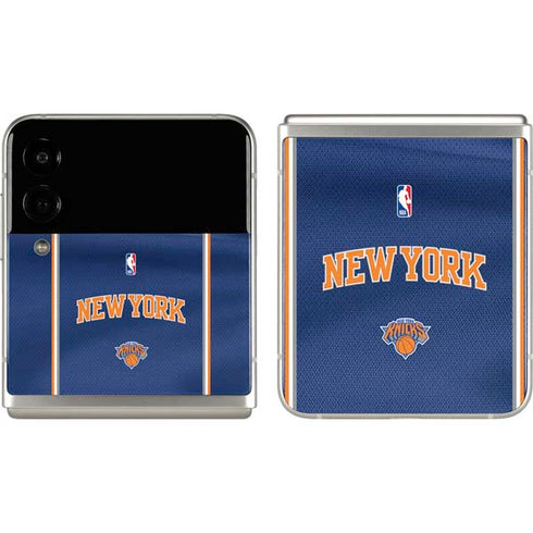 NBA New York Knicks Jersey Galaxy Z Flip3 5G Skin