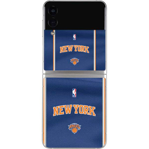 NBA New York Knicks Jersey Galaxy Z Flip3 5G Skin