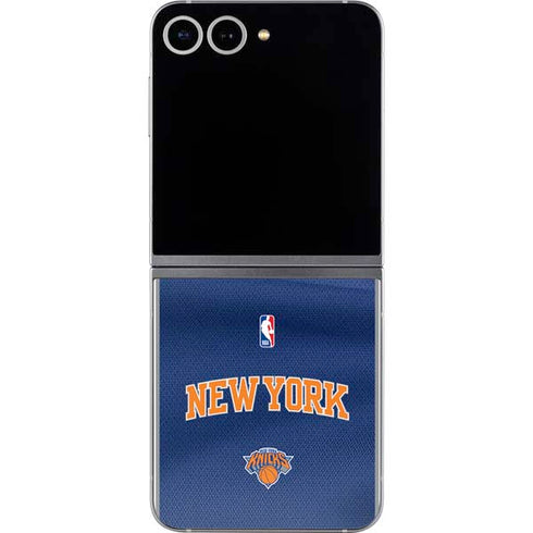 NBA New York Knicks Jersey Galaxy Z Flip6 Skin