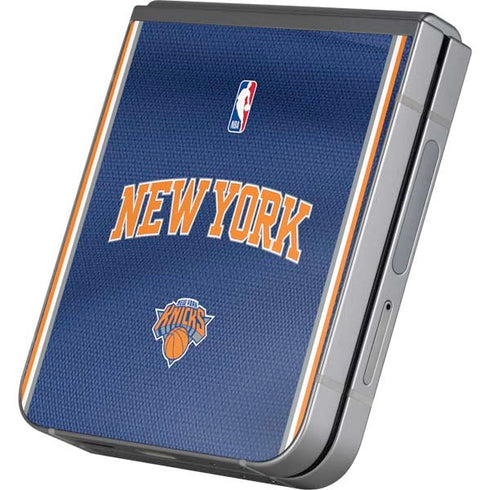 NBA New York Knicks Jersey Galaxy Z Flip6 Skin