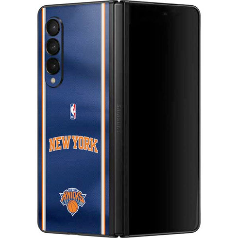 NBA New York Knicks Jersey Galaxy Z Fold3 5G Skin