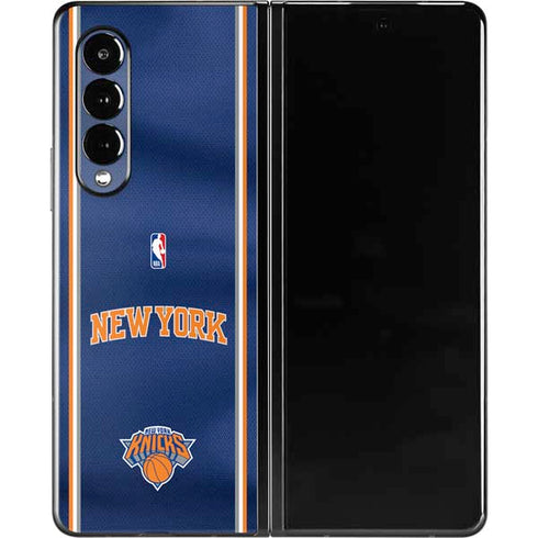 NBA New York Knicks Jersey Galaxy Z Fold3 5G Skin
