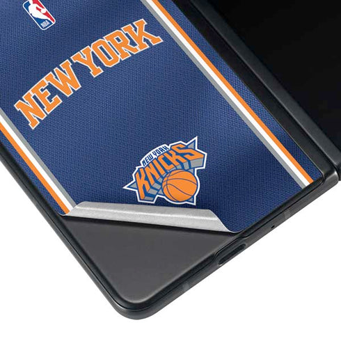 NBA New York Knicks Jersey Galaxy Z Fold3 5G Skin