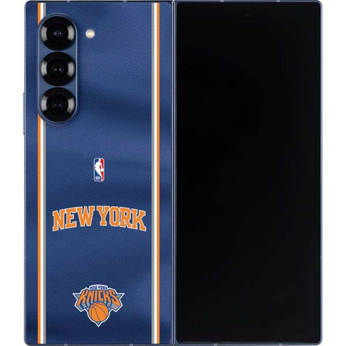 NBA New York Knicks Jersey Galaxy Z Fold6 Skin