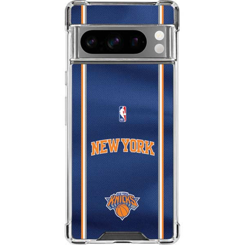 NBA New York Knicks Jersey Google Pixel 8 Pro Clear Case