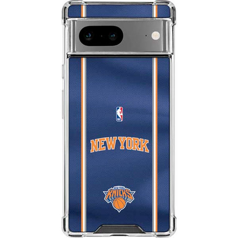 NBA New York Knicks Jersey Google Pixel 8a Clear Case