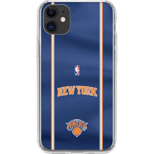 NBA New York Knicks Jersey iPhone 11 Clear Case