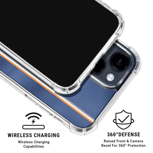 NBA New York Knicks Jersey iPhone 14 Plus Clear Case