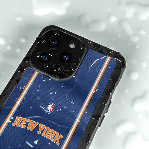 NBA New York Knicks Jersey iPhone 14 Pro Max Waterproof Case